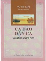 Ca dao - dân ca vùng biển Quảng Ninh / Vũ Thị Gái sưu tầm