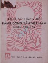 Lịch sử Đảng bộ Đảng cộng sản Việt Nam huyện Tiên Yên