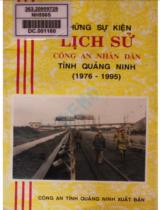 Những sự kiện lịch sử công an nhân dân tỉnh Quảng Ninh : 1976 - 1995