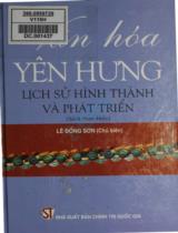 Văn hóa Yên Hưng lịch sử hình thành và phát triển : Sách tham khảo / Lê Đồng Sơn chủ biên