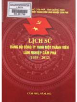 Lịch sử Đảng bộ công ty TNHH 1TV lâm nghiệp Cẩm Phả (1959 - 2012)
