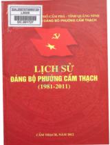 Lịch sử Đảng bộ phường Cẩm Thạch (1981 - 2011)