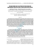 Ứng dụng phương pháp Elisa để phân tích tồn dư kháng sinh nhóm Quinolone trong tôm tại một số tỉnh ven biển khu vực phía Bắc : Application of Enzyme - Linked Immunosorbent Assay method to analyse quinolone residues in shrimps coming from the North Vietnam / Phạm Kim Đăng, Guy DEGAND, Phạm Hồng Ngân...
