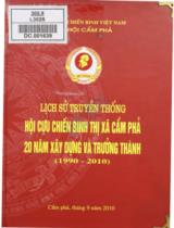 Lịch sử truyền thống Hội Cựu chiến binh thị xã Cẩm Phả - 20 năm xây dựng và trưởng thành (1990 - 2010)