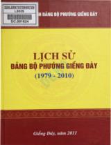 Lịch sử Đảng bộ phường Giếng Đáy : 1979 - 2010