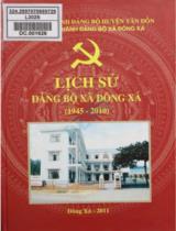 Lịch sử Đảng bộ xã Đông Xá : Giai đoạn 1945 - 2010