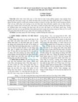 Nghiên cứu đề xuất giải pháp cải tạo, phục hồi môi trường mỏ than Lộ Trí, Quảng Ninh / Lê Đình Thành, Nguyễn Thế Báu