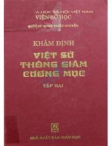 Khâm định Việt sử thông giám cương mục . T.2 , Chính biên