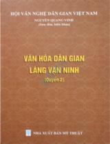 Văn hóa dân gian làng Vạn Ninh. / Vũ Quang Vinh sưu tầm, biên khảo . Q.2