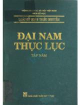 Đại Nam thực lục / Quốc sử quán triều Nguyễn biên soạn; Phiên dịch: Đỗ Mộng Khương...; Hiệu đính: Nguyễn Trọng Hân, Cao Huy Giu  T.5