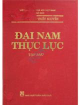 Đại Nam thực lục / Quốc sử quán triều Nguyễn biên soạn; Phiên dịch: Cao Huy Giu...; Hiệu đính: Hoa Bằng  T.6