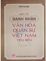 Một số danh nhân văn hóa Quân sự Việt Nam tiêu biểu / Dương Xuân Đống