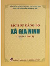 Lịch sử Đảng bộ xã Gia Ninh (1930 - 2015)