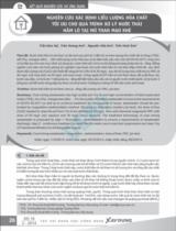 Nghiên cứu xác định liều lượng hóa chất tối ưu cho quá trình xử lý nước thải hầm lò tại mỏ than Mạo Khê / Trần Đức Hạ, Trần Hoàng Anh, Nguyễn Việt Anh, Trần Hoài Sơn