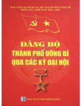 Đảng bộ thành phố Uông Bí qua các kỳ Đại hội