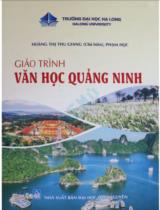Giáo trình văn học Quảng Ninh / Hoàng Thị Thu Giang, Phạm Học
