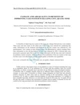 Đồng lợi ích về khí hậu và chất lượng không khí thu được khi nâng cấp hệ thống taxi ở thành phố Hạ Long,Quảng Ninh : Climate and air quality co-benefits of improving taxi system in Ha Long city, Quang Ninh / Nghiêm Trung Dung, Ho Tuan Anh