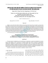 Đánh giá việc thực hiện bồi thường, hỗ trợ và tái định cư khi thu hồi đất để triển khai một số dự án tại huyện Vân Đồn, tỉnh Quảng Ninh / Đặng Tiến Sĩ, Phạm Thị Tuyền, Đặng Hùng Võ,...