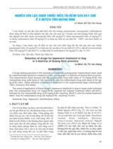 Nghiên cứu lựa chọn thuốc điều trị bệnh sán dây chó ở 3 huyện tỉnh Quảng Ninh / Lê Minh, Đỗ Thị Vân Giang