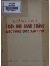 Quảng Ninh trận đầu đánh thắng giặc Trung Quốc xâm lược