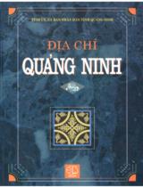 Địa chí Quảng Ninh . T.1