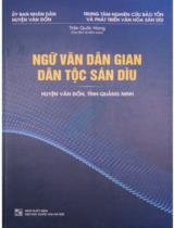 Ngữ văn dân gian dân tộc Sán Dìu huyện Vân Đồn, tỉnh Quảng Ninh / Trần Quốc Hùng sưu tầm, biên soạn