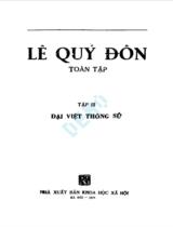 Lê Quý Đôn toàn tập / Ngô Thế Long dịch; Văn Tân hiệu đính và giới thiệu . T.3  , Đại Việt Thông sử