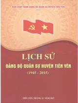 Lịch sử đảng bộ quân sự huyện Tiên Yên (1945 - 2015)