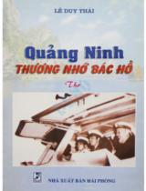 Quảng Ninh thương nhớ Bác Hồ : Thơ / Lê Duy Thái