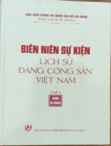 Biên niên sự kiện lịch sử Đảng Cộng sản Việt Nam / Biên soạn: Nguyễn Mạnh Hà ch.b, Mạch Quang Thắng, Trần Trọng Thơ,... . T.1 , 1930 - 9/1945