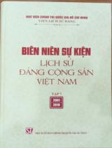 Biên niên sự kiện lịch sử Đảng Cộng sản Việt Nam / Biên soạn: Nguyễn Danh Tiên ch.b, Phạm Đức Kiên, Trần Thị Vui,... . T.7 , 2001 - 2010